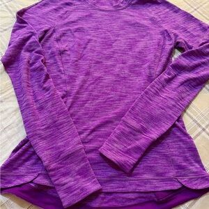 lululemon athletica Heathered Purple Performance Long Sleeve